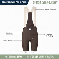 Cuissard de cyclisme professionnel bleu ardoise personnalisé avec rembourrage haute densité, compression aérodynamique, MOQ 10 pièces