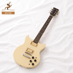 <span class=keywords><strong>Guitarra</strong></span> Eléctrica de Alta Calidad al por Mayor de Fábrica China, Estilo <span class=keywords><strong>SG</strong></span>, Pastillas HH, Cuerpo de Álamo, Mástil de Caoba - Product Image 1