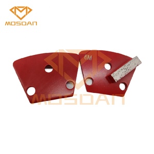 Zapatero trapezoidal de una sola barra, almohadillas Puck de pulido de hormigón, herramientas - Product Image 2