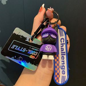 Cute Bear Keychain Pendant for Women Bag Car KeyRing Mobile Phone Fine Jewelry Accessories Kids Girl Gift - Product Image 6