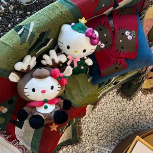 Плюшевая игрушка Hello Kitty в виде рождественской елки, мягкая игрушка-кошка Sanrio, подарок на праздник, доставка из США 3-5 дней - Product Image 3