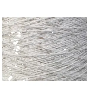 2023 China Supplier Wholesale High Quality Sequin 3MM+6MM Angora Mink Sequin Yarn