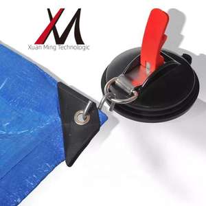 Ancrage à ventouse robuste sangle puissante crochet en S sécurisant pour le coffre de support de voiture de tente de bâche de camping --- outil de véhicule durable - Product Image 3