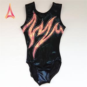 Singrain — débardeur sans manches pour filles, argent rose, pour enfant, tenues de gymnastique artistique, avec garniture Mystique, vente en gros - Product Image 6