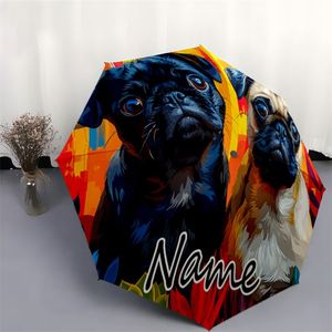 1 Parapluie Personnalisé avec Noms de Couple et Portrait d'Animal de Compagnie, Impression UV, Sans Minimum de Commande, Cadeau Idéal - Product Image 4
