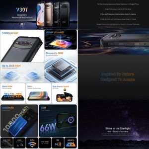 Dernière version mondiale <span class=keywords><strong>DOOGEE</strong></span> <span class=keywords><strong>V30T</strong></span> 5G 20GB + 256GB étanche 6.58 pouces Android 12 5g NFC <span class=keywords><strong>DOOGEE</strong></span> <span class=keywords><strong>V30T</strong></span> téléphone portable - Product Image 3