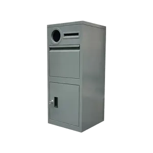 Outdoor Smart Metal Parcel Delivery Box Outdoor Parcel Dropping Parcel Drop Box For Mail