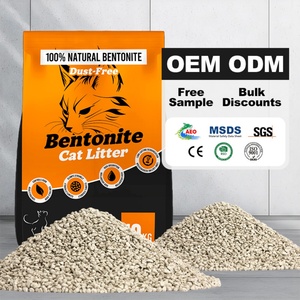 Crushed Bentonite Cat Litter Strong Odor Lock Fast Clumping Low Dust Easy Clean High Absorbent Kitty Litter Sand - Product Image 1