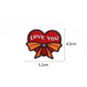 Iron on Embroidered Cupid's Arrow Heart Valentine Patches for Clothes Bag Decoration - Product Image 5