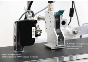 Snelle drogende eco-solvent inkt automatische industriële TIJ label/kaart/flex/ei print inkjetprinter met hoge snelheid 70m/min - Product Image 4