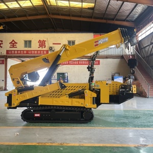 Mobile Spider <b>Crane</b> Fly Jib 5 Ton 8 <b>Remote</b> <b>Control</b> Crawler <b>Cranes</b> <b>with</b> Man Basket - Product Image 5