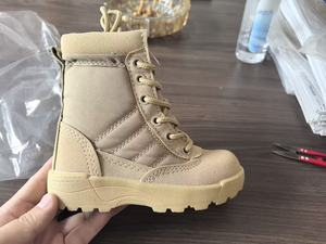 Chaussures d'entraînement DF22 TSB09 taille 28-36, petite taille pour enfants, étudiants, bottes désertiques noires, kaki, camouflage - Product Image 4