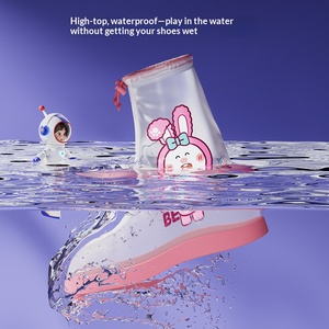 Mumeng Couvre-chaussures de pluie imperméables, légers et souples, pour enfants et adultes, unisexe, épaissis, antidérapants, toutes saisons, pour le voyage - Product Image 3