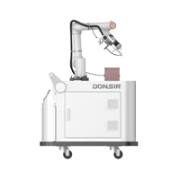 Robot de soudage collaboratif DONSIN, charge utile de 10 kg, 6 axes, protection IP54/IP66, système de soudage au CO2/gaz mixte 350A