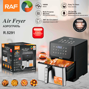 Freidora de Aire Eléctrica Comercial y Doméstica de Alta Calidad, Menos Aceite, Multiusos, Sin Aceite, con Control Táctil - Product Image 1