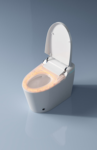 <span class=keywords><strong>WC</strong></span> Intelligente con Sensore Automatico a Piede, Sedile Riscaldato, Acqua Calda Istantanea, Lavaggio e Asciugatura, Schermo in Schiuma, Monoblocco in Ceramica - Product Image 3