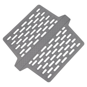 Draining Rack Oval L Size Kitchen Sink Mat Non Slip Heat Insulating Dish Bowl Storage - Product Image 5