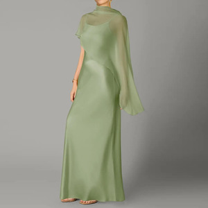 Robe fourreau sans manches à col rond pour femme, coupe ajustée, longueur genou, couleur unie, tenue professionnelle de bureau, tissu tissé anti-plis - Product Image 5