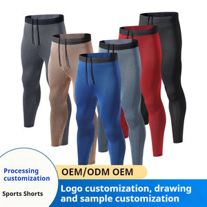 Pantalons de compression décontractés pour hommes Leggings à séchage rapide Gym Fitness Running Collants Méthode de tissage non tissé <span class=keywords><strong>Sous</strong></span>-vêtements masculins - Product Image 6