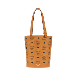 Bolso realizado en piel sintética caracterizado por el estampado Visetos en toda la superficie y el estampado Laurel en la parte delantera. -Sintetizador - Product Image 1