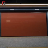 Porte à enroulement en aluminium personnalisée 2026 en promotion pour garage de villa, isolée en mousse PU, résistante au vent