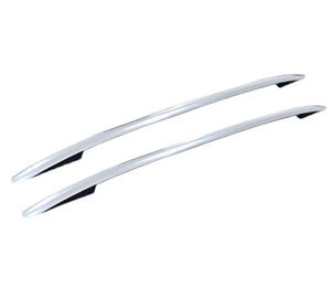 Barre de toit de voiture 2024 HOT pour SKODA <span class=keywords><strong>Fabia</strong></span> 2012-2019 2020 2021 <span class=keywords><strong>2022</strong></span> support de porte-bagages SUV en aluminium argenté - Product Image 1