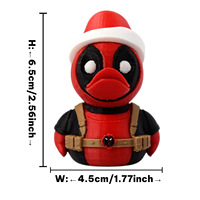 Vashine 3D Canard de Noël Amusant Jouets Décoration Maison Boîte Mystère Éco-responsable Ventilateur à Main Personnalisé Gadgets Cool Artisanat Créatif en Plastique Jouet