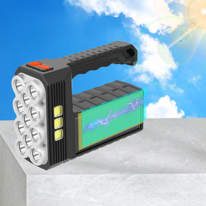 Projecteur <span class=keywords><strong>Rechargeable</strong></span> 90000 Lumens, <span class=keywords><strong>Lampe</strong></span> Torche <span class=keywords><strong>LED</strong></span> Portable avec Alimentation Solaire, Phare Super Puissant pour la Pêche et le Camping - Product Image 4