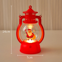 Lanterne en plastique écologique, bougie numérique LED, décoration de Noël, centre de table, cadeau pour la maison