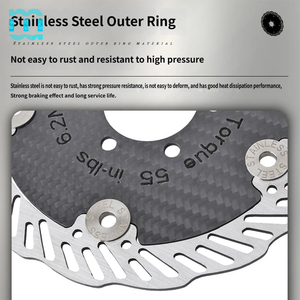 Rotor de <span class=keywords><strong>frein</strong></span> <span class=keywords><strong>à</strong></span> disque Centerlock SeeMore, rotors Center Lock 140/160 mm, freins de <span class=keywords><strong>vélo</strong></span> en carbone pour BMX, VTT, <span class=keywords><strong>vélo</strong></span> de route - Product Image 3