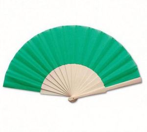 พัดไม้พับได้ดีไซน์หรูหราแบบสั่งทำพิเศษ พัดสเปนและพัดไม้ก๊อกแบบถือ - Product Image 5