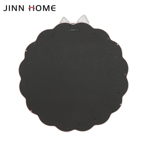 Miroir <span class=keywords><strong>rond</strong></span> en plastique de style Art déco avec motif ondulé et fonctionnalité personnalisée pour la décoration murale du salon à la maison - Product Image 4