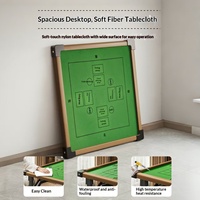 Fabricant direct : Table compacte double usage Mahjong et table à manger avec panneau pliable à manivelle