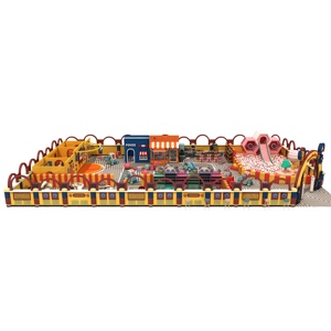 Equipo de juegos infantiles para interiores Happy Child con piscina de pelotas y temática de ciudad de juegos de rol para niños - Product Image 4