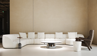 Fauteuil d'appoint moderne en velours capitonné, fauteuil inclinable pivotant, confortable pour la maison, l'appartement, extérieur convivial