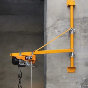 Micro polipasto eléctrico 220V polipasto de grúa de pared decoración del hogar pequeño soporte de columna de grúa de elevación - Product Image 6