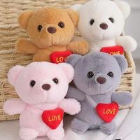 Ensembles de jouets en peluche de haute qualité pour la Saint-Valentin, édition limitée, ours en peluche en forme de cœur, jouets en peluche et décorations de chambre