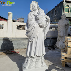 Estatua <span class=keywords><strong>de</strong></span> la Virgen María <span class=keywords><strong>de</strong></span> tamaño natural y el Niño Jesús en venta - Product Image 1