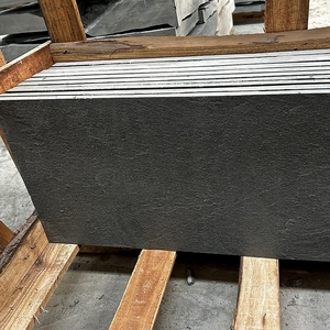 Dalles de <span class=keywords><strong>jardin</strong></span> en ardoise noire de fabrication chinoise, polies <span class=keywords><strong>pour</strong></span> les sols et les murs intérieurs et extérieurs, revêtement mural avec surface rugueuse - Product Image 3