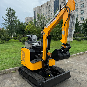 Mini-excavatrice sur chenilles de 1 tonne, efficace pour le dragage des chantiers portuaires et des lacs, avec un rayon de braquage court - Product Image 1
