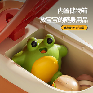 รถของเล่นเด็กแบบมีเสียงเพลงและไฟ ล้อเงียบ ป้องกันการพลิกคว่ำ สำหรับเด็กชายอายุ 1-3 ปี ดีไซน์พลาสติกใหม่ - Product Image 3