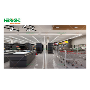 Highbright Retail Store <strong>Display</strong> <strong>Solution</strong> One-Stop Service Supermarket Equipment Layout Design - Product Image 1