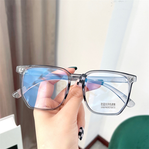 Bán Hot Bán buôn Stylish unisex người lớn quá khổ vuông màu xanh ngăn chặn ánh sáng kính mắt <span class=keywords><strong>Frames</strong></span> cho tất cả các mặt - Product Image 6