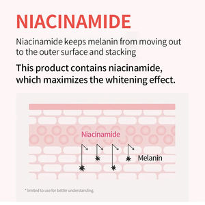 Lotion Corporelle Éclaircissante et Hydratante à la Niacinamide, Vitamine E et Acide Hyaluronique pour une Peau Lumineuse et Nourrie sur Tout le Corps - Product Image 3