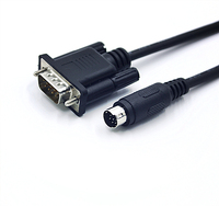 Cable de Comunicación MG Dop-Dvp Delta para Pantalla Táctil y PLC, Puerto Redondo de 8 Pines a Puerto Serie de 9 Pines RS232