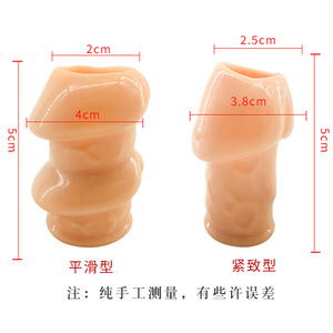 แหวนรัดหนังหุ้มปลายอวัยวะเพศชายแบบยืดหยุ่นได้ ผลิตจาก TPE ช่วยป้องกันการหลั่งเร็วและเพิ่มความสุขทางเพศ - Product Image 5