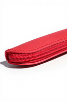 Étui à stylo compact en cuir de luxe durable avec fermeture éclair pour le rangement et la protection du stylet Apple