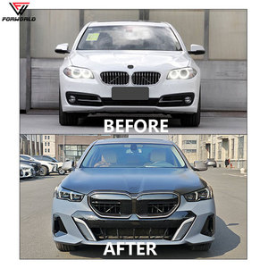 FW Body Kit fabbrica per <span class=keywords><strong>BMW</strong></span> serie 5 F10 F18 aggiornamento 2011-2017 G60 MT (taglio stile) griglia paraurti anteriore posteriore Spoiler gonna parafango - Product Image 6