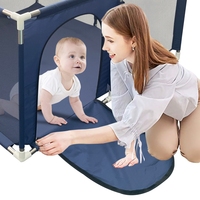 Prodigy PP006 127 x 127 cm – Barrière rectangulaire en plastique durable et respirante pour petits animaux, facile à assembler, avec fermeture auto-agrippante sécurisée