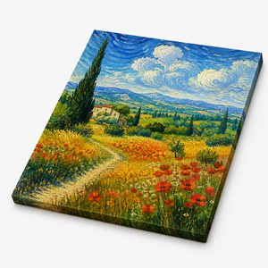 Stampa Artistica Personalizzata <span class=keywords><strong>su</strong></span> <span class=keywords><strong>Tela</strong></span>, Arte Astratta, Decorazione Murale Stile <span class=keywords><strong>Van</strong></span> <span class=keywords><strong>Gogh</strong></span>, Stampa Digitale UV per Mostre d'Arte - Product Image 3